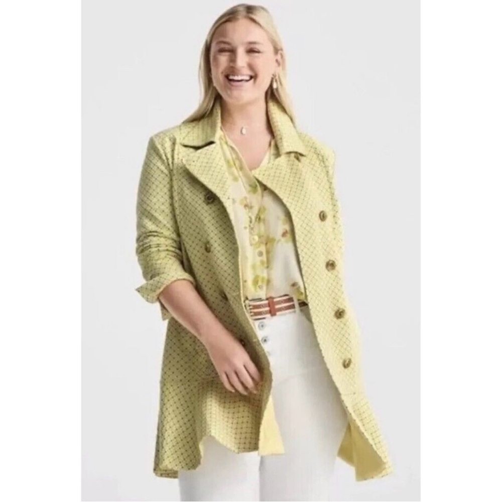 Cabi Hobnob Topper Coat Size M #6249 NWOT